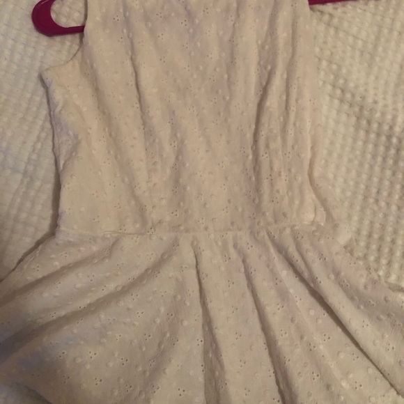 White Peplum Top - Picture 4 of 6